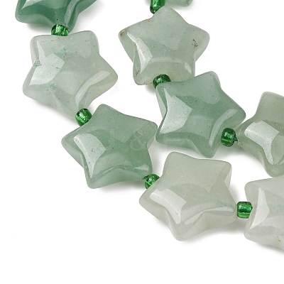 Natural Green Aventurine Beads Strands G-K359-E01-1