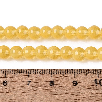 Acrylic Imitation Cat Eye Beads Strands OACR-Q197-01A-16-1