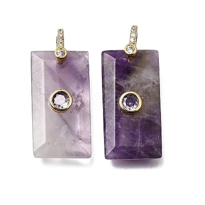 Natural Amethyst Pendants GG-CBA7610-05G-05-1