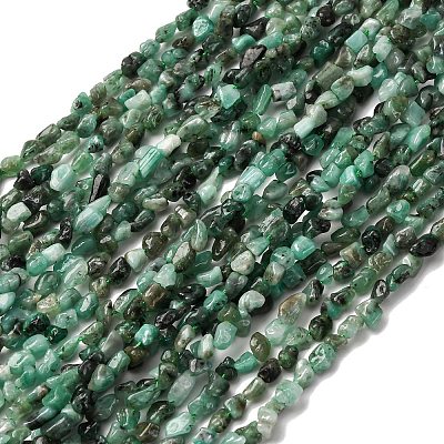 Natural Emerald Beads Strands G-I389-A41-1