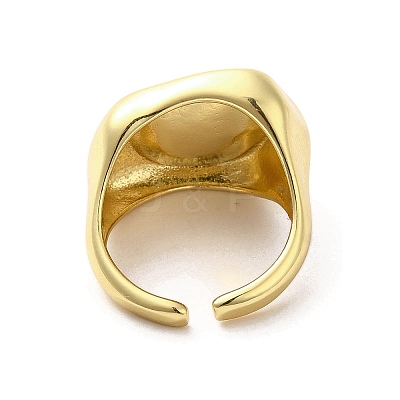 Rack Plating Brass Finger Ring RJEW-C072-07G-1