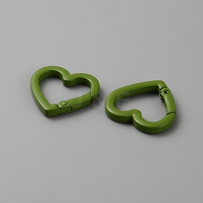 Zinc Alloy Spring Gate Rings AJEW-WH0471-106M-1