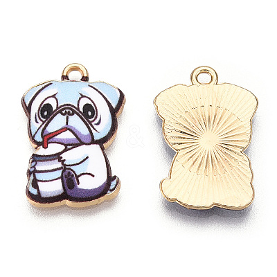 Printed Alloy Pendants ENAM-N056-199D-1