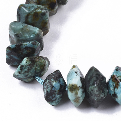 Natural African Turquoise(Jasper) Beads Strands G-R462-16-1