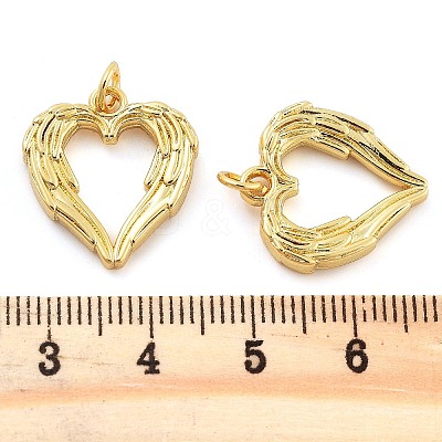 Rack Plating Brass Pendants KK-S371-04G-02-1