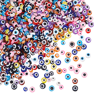 860Pcs 23 Colors Resin Beads RESI-SP0001-60-1