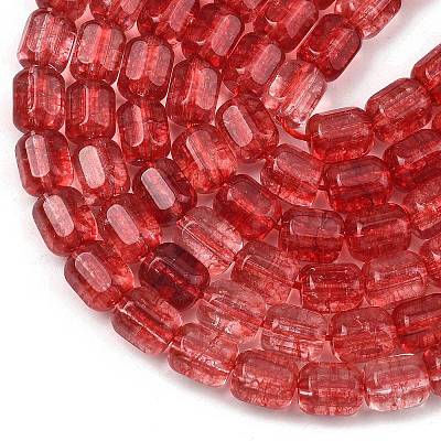 Transparent Glass Beads Strands GL-A001-01A-08-1