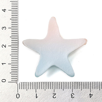 Gradient Color Opaque Resin Decoden Cabochons CRES-P036-01A-01-1