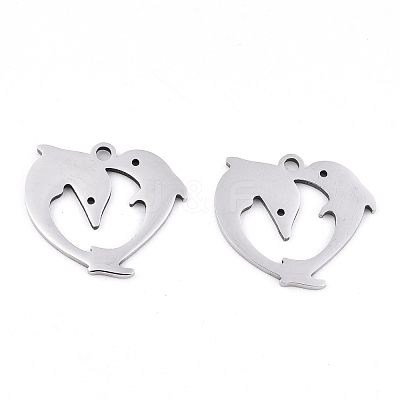 Non-Tarnish 201 Stainless Steel Charms STAS-S081-081-1