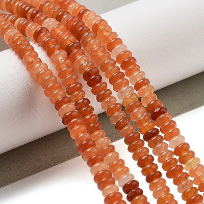 Natural Red Aventurine Beads Strands G-K343-C20-01-1