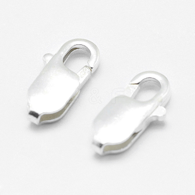 925 Sterling Silver Lobster Claw Clasps STER-G019-03-14mm-1