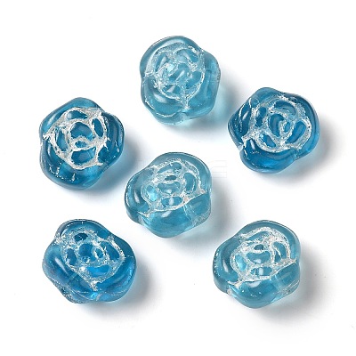Transparent Lampwork Beads LAMP-P065-01A-13-1