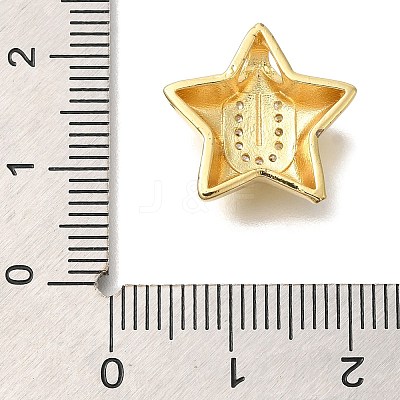 Rack Plating Brass Micro Pave Cubic Zirconia Pendants KK-I722-05G-U-1