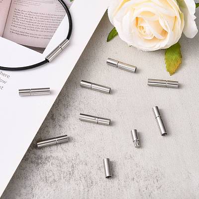 Tarnish Resistant 304 Stainless Steel Bayonet Clasps STAS-P226-01E-1