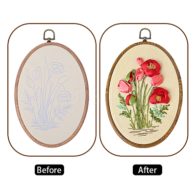 DIY Embroidery Beginner Kits DIY-WH20063-006C-1