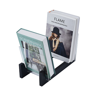 Foldable Acrylic Record Album Display Stands ODIS-WH0086-118B-1