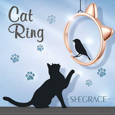 925 Sterling Silver Finger Ring JR54C-1
