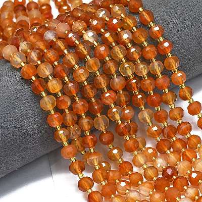 Natural Carnelian Beads Strands G-K389-E15-01-1