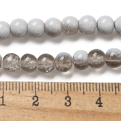 Crackle Glass Beads Strands GLAA-U001-6mm-06-1
