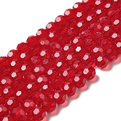 Transparent Glass Beads EGLA-A035-T8mm-D07-1