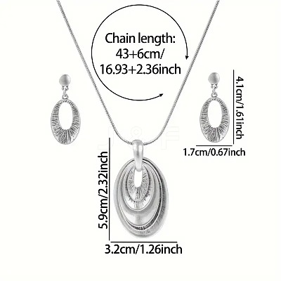 Zinc Alloy Jewelry Sets FS-WG7330E-01-1