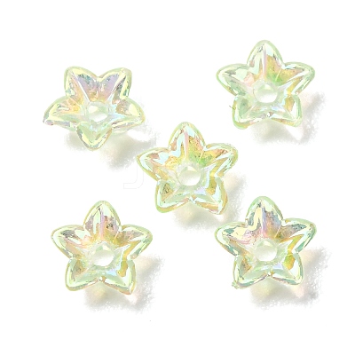 Transparent Acrylic Bead Caps AC-CBA1E6C-06C-1