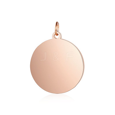 Ion Plating(IP) 304 Stainless Steel Pendants STAS-I311-33G-RG-1