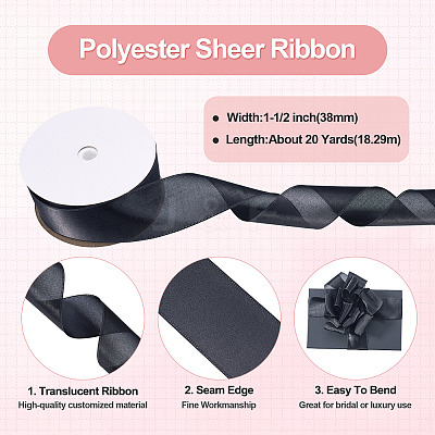 1 Roll 20 Yards Polyester Ribbon OCOR-TA0002-30C-1