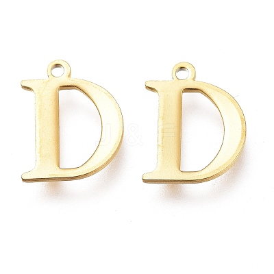 PVD Vacuum Plating 304 Stainless Steel Charms STAS-H112-D-G-1