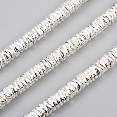 Electroplated Non-magnetic Synthetic Hematite Beads Strands G-F682-09-S-1