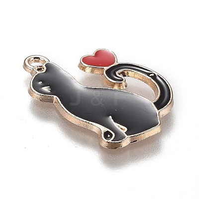Alloy Enamel Pendants X-ENAM-O046-01A-1