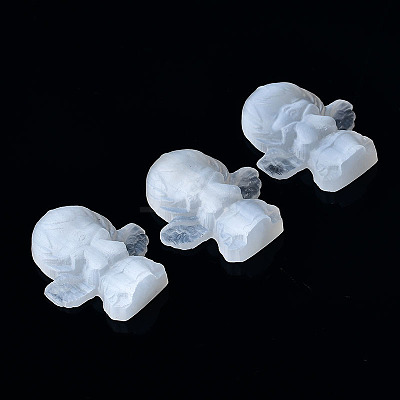 Angel Natural Selenite Figurines DJEW-PW0021-07-1