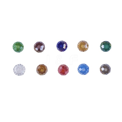 10 Colors Glass Beads EGLA-JP0001-01-8mm-1