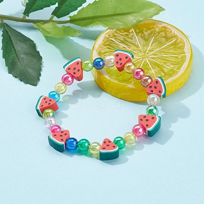 Stretch Kids Bracelets BJEW-JB06314-1