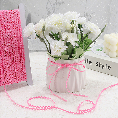 40M Polyester Wavy Fringe Trim Ribbon OCOR-GF0004-39B-1