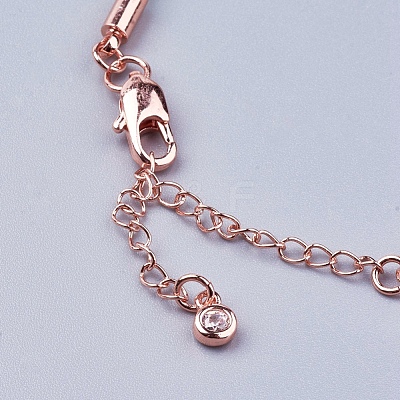 Braided Cotton Cord Bracelet Making MAK-I006-RG-1