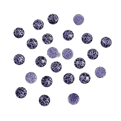 Printed Resin Cabochons LS-CRES-WH0010-5-1