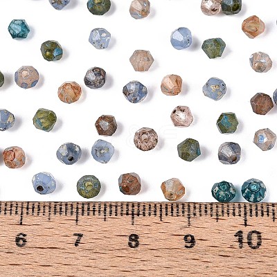 Picasso Baking Paint Glass Seed Beads SEED-N007-37M-1