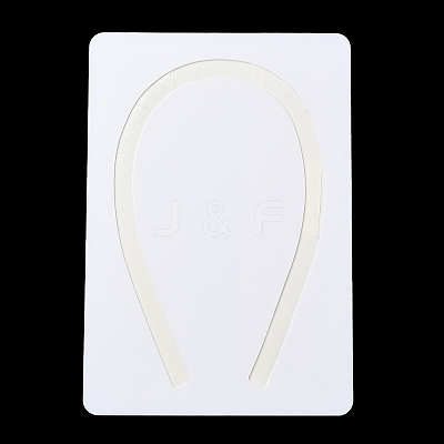 U Shaped Hole Acrylic Pearl Display Board Loose Beads Paste Board ODIS-M006-01H-1