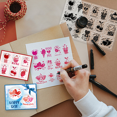 Custom PVC Plastic Clear Stamps DIY-WH0448-0381-1