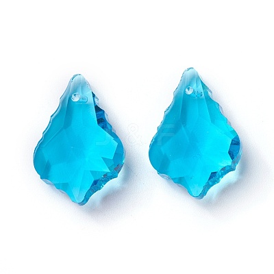 Faceted Glass Pendants X-GLAA-F068-C11-1