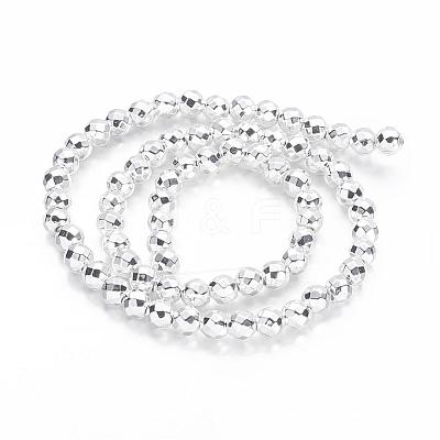 Non-magnetic Synthetic Hematite Beads Strands G-P218-33-S-1