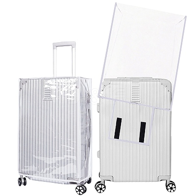 Transparent PVC Luggage Cover AJEW-WH20080-52J-1