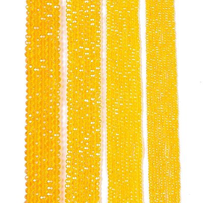 Electroplate Glass Beads Strands EGLA-A044-T4mm-A05-1