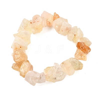 Heated Natural Citrine Beads Strands G-I283-F27-1