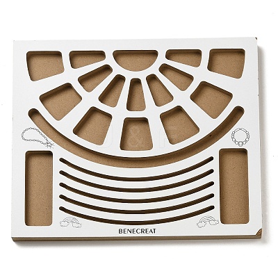 (Defective Closeout Sale: Damaged Corner) Wood Bead Design Board TOOL-XCP0001-85-1