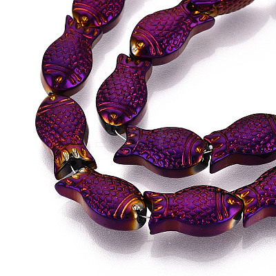 Electroplate Glass Beads Strands X1-EGLA-T025-03B-1
