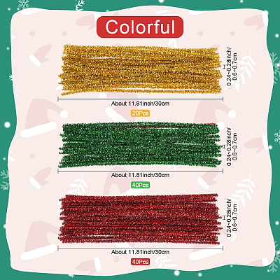 100Pcs 3 Colors DIY Plush Sticks FEPA-SP0001-02-1