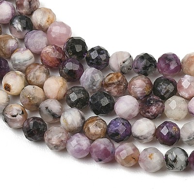Natural Charoite Beads Strands GG-CBA1497-A01-4mm-1