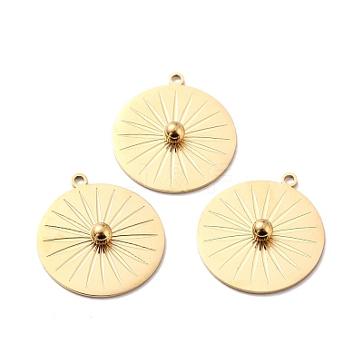 Ion Plating(IP) 316 Surgical Stainless Steel Pendants STAS-D450-24G-1
